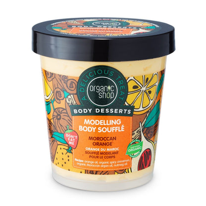 Organic Shop Body Desserts Moroccan Orange Modelling Body Souffle 450ml - Organic Shop - Body Souffle - Eco Natural Products