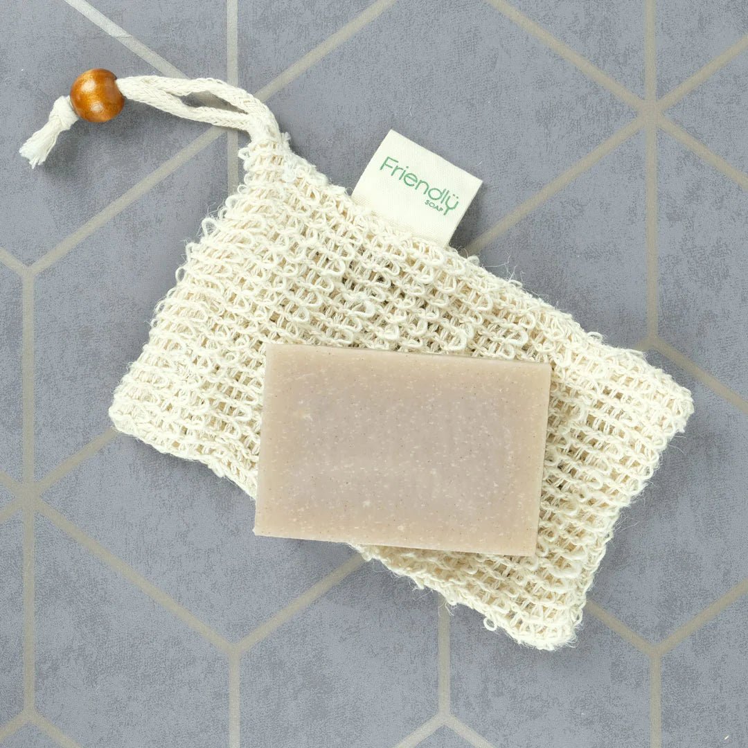 Organic Sisal Hemp Soap Saver Bag - Friendly Soap - Soap Saver Bag - Eco Natural Products