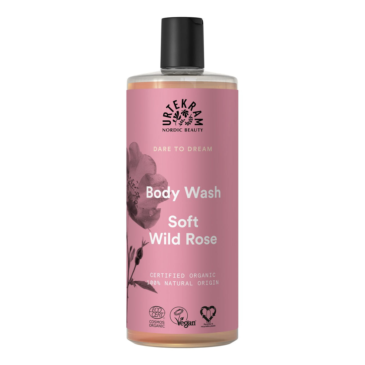 Urtekram Organic Soft Wild Rose Body Wash 500ml