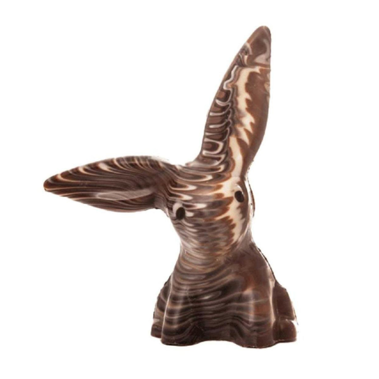 Cocoa Organic Solid Marbled Chocolate Rabbit Easter Egg 200g actual product