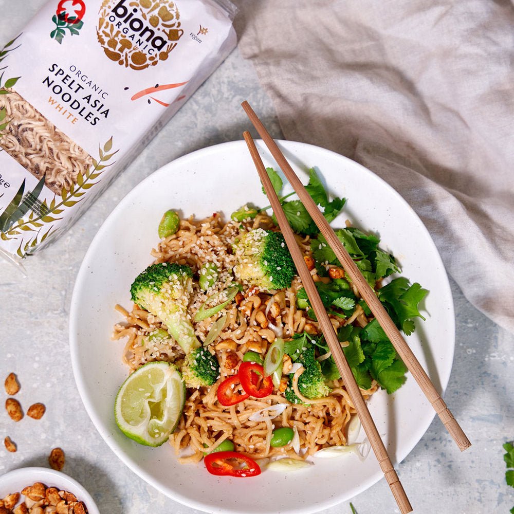 Organic Spelt Asia Noodles 250g - Biona - Noodles - Eco Natural Products