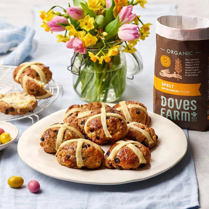 Organic Spelt Wholemeal Flour 1kg BBE 17.11.2025 - Doves Farm - Flour - Doves Farm