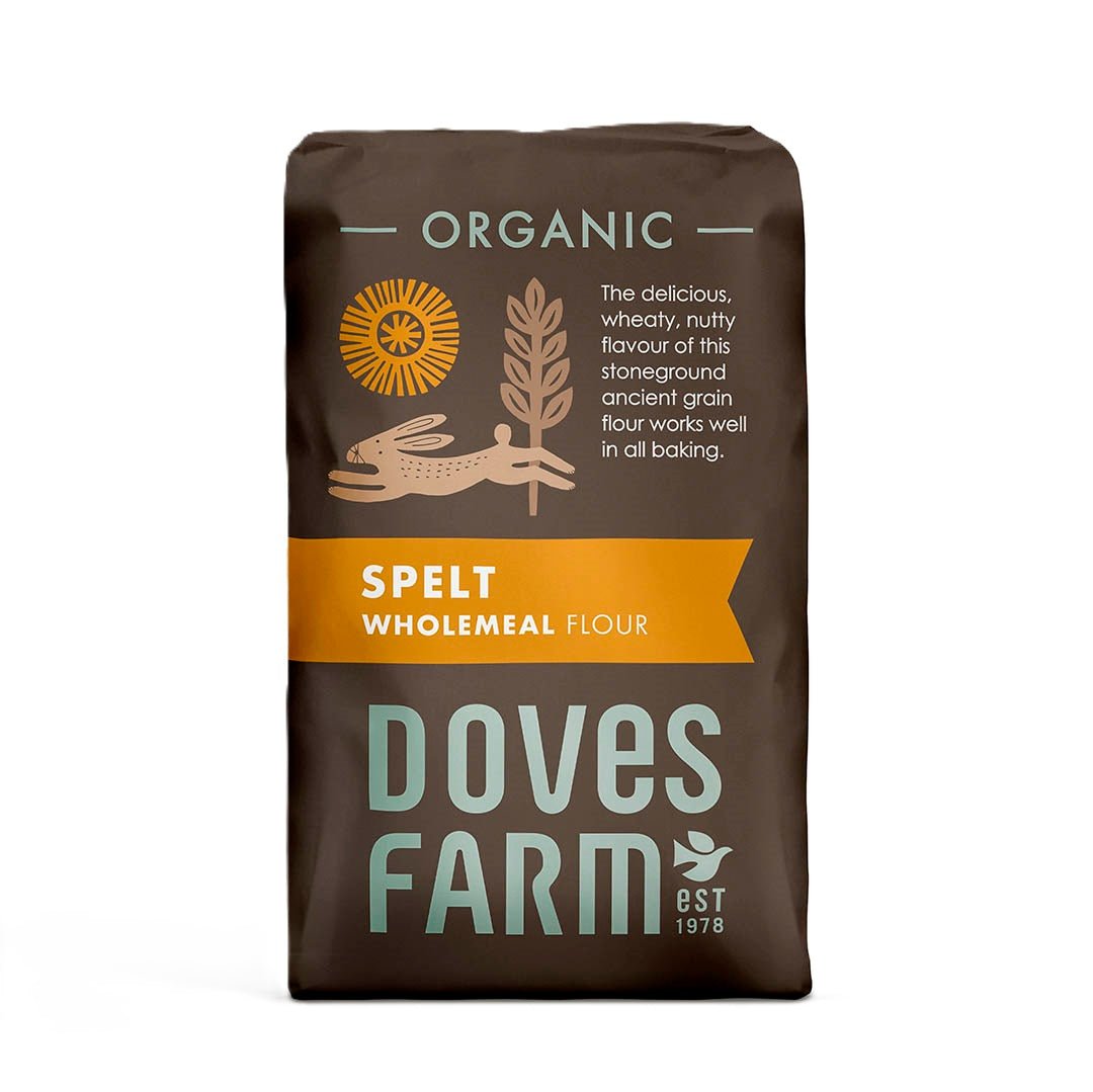 Organic Spelt Wholemeal Flour 1kg - Doves Farm - Flour - Eco Natural Products