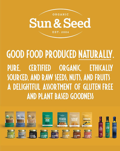Organic Sprouted & Raw Sunflower Seeds 250g - Sun & Seed - Seeds - Eco Natural Products