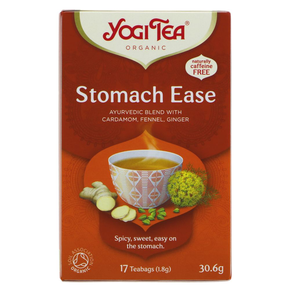 Organic Stomach Ease Herbal Tea 17 Bags - Yogi Tea - Tea - Eco Natural Products