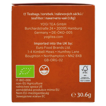 Organic Stomach Ease Herbal Tea 17 Bags - Yogi Tea - Tea - Eco Natural Products