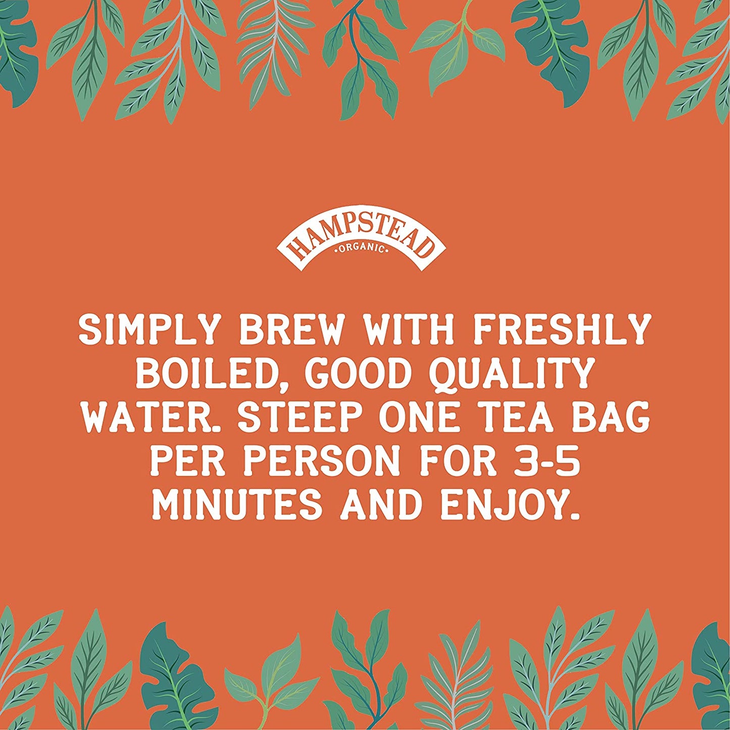 Organic Strong English Breakfast Black Tea 20 bags - Hampstead Tea - Black tea - Eco Natural Products