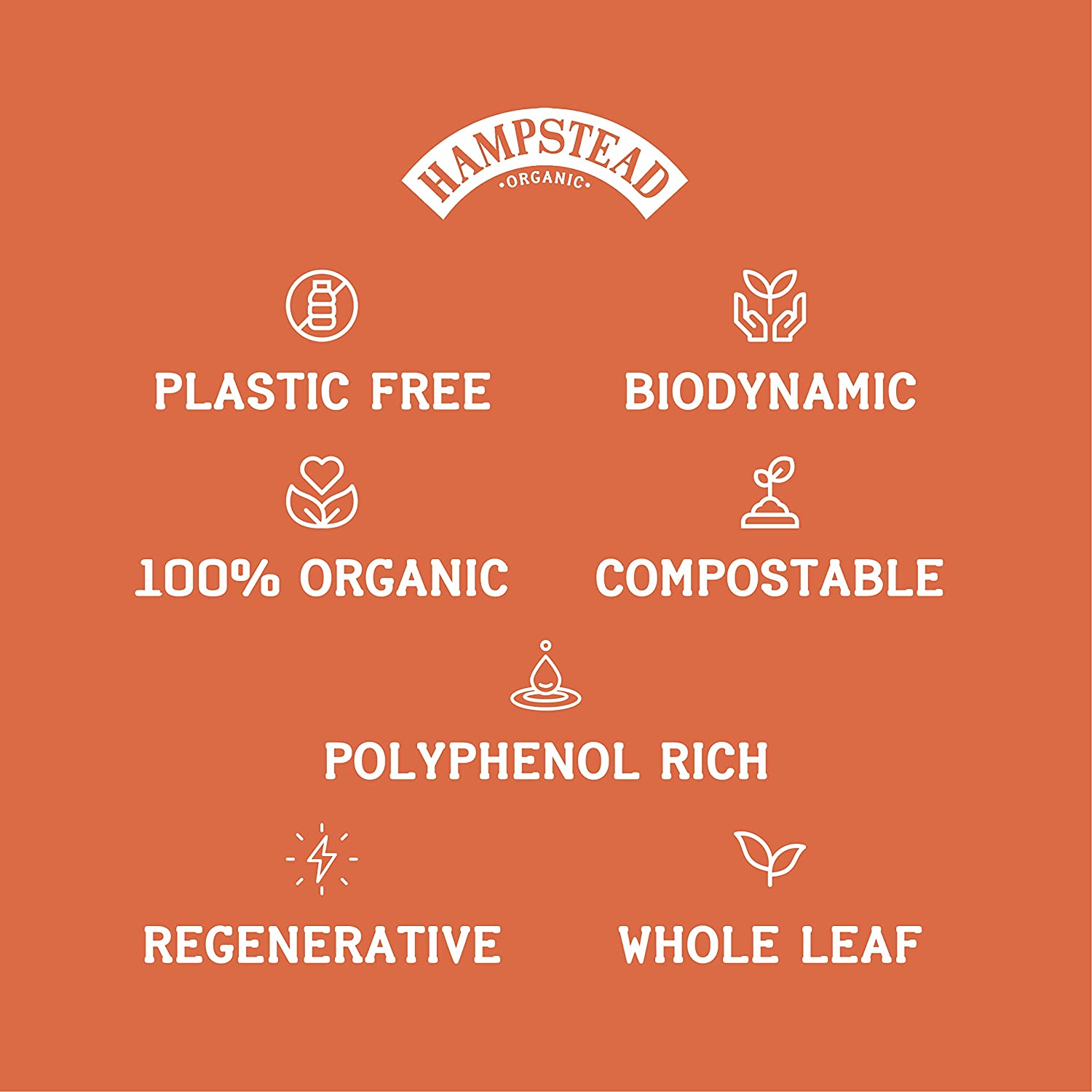 Organic Strong English Breakfast Black Tea 20 bags - Hampstead Tea - Black tea - Eco Natural Products