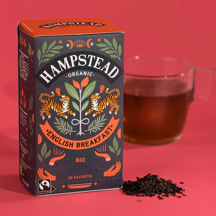 Organic Strong English Breakfast Black Tea 20 bags - Hampstead Tea - Black tea - Eco Natural Products