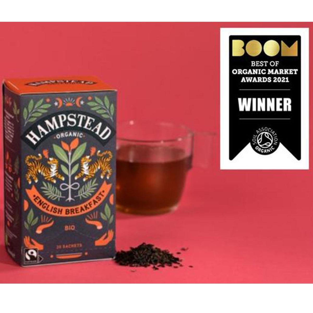 Organic Strong English Breakfast Black Tea 20 Bags - Hampstead Tea - Black Tea - Hampstead Tea