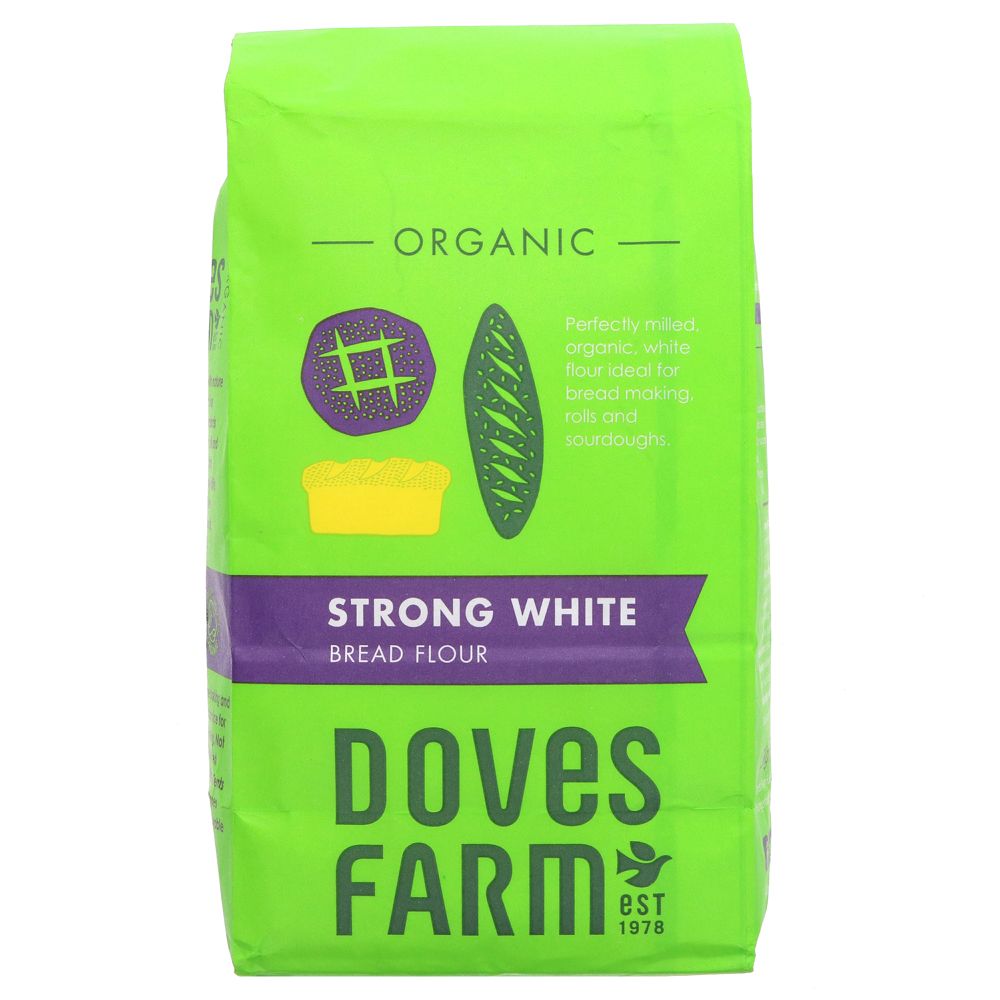 Organic Strong White Bread Flour 1.5kg - Doves Farm - Flour - Eco Natural Products