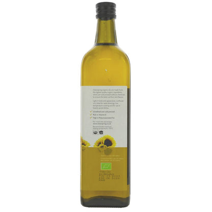 Organic Sunflower Cold Pressed Oil 1L - Clearspring - Oil - Eco Natural Products