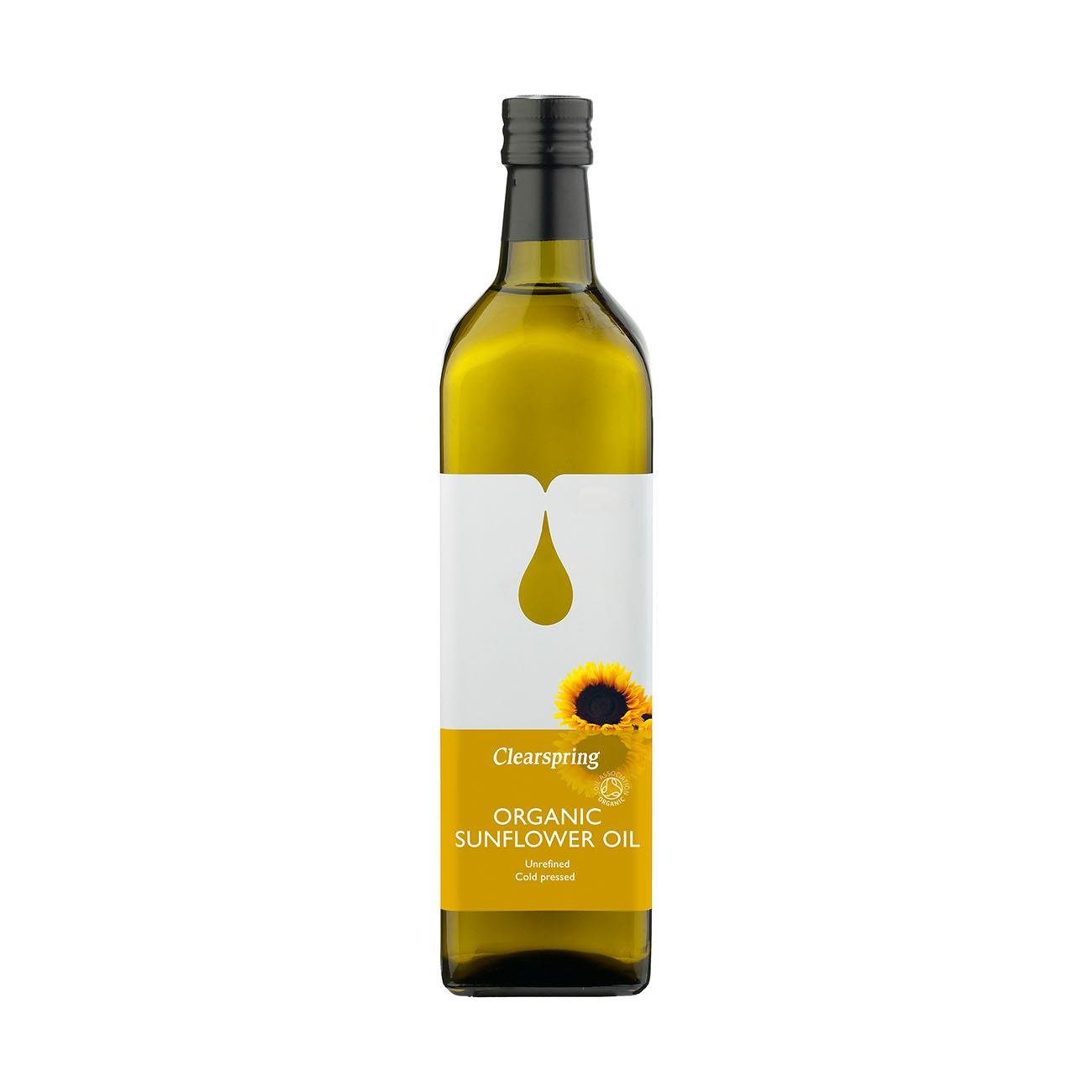 Organic Sunflower Cold Pressed Oil 1L - Clearspring - Oil - Eco Natural Products