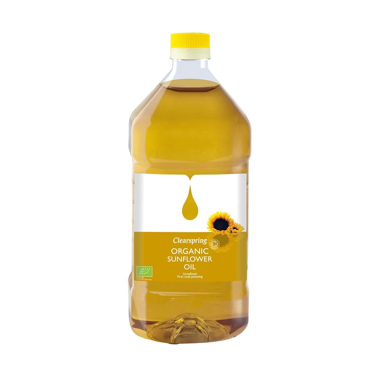 Organic Sunflower Cold Pressed Oil 2L - Clearspring - Oil - Eco Natural Products