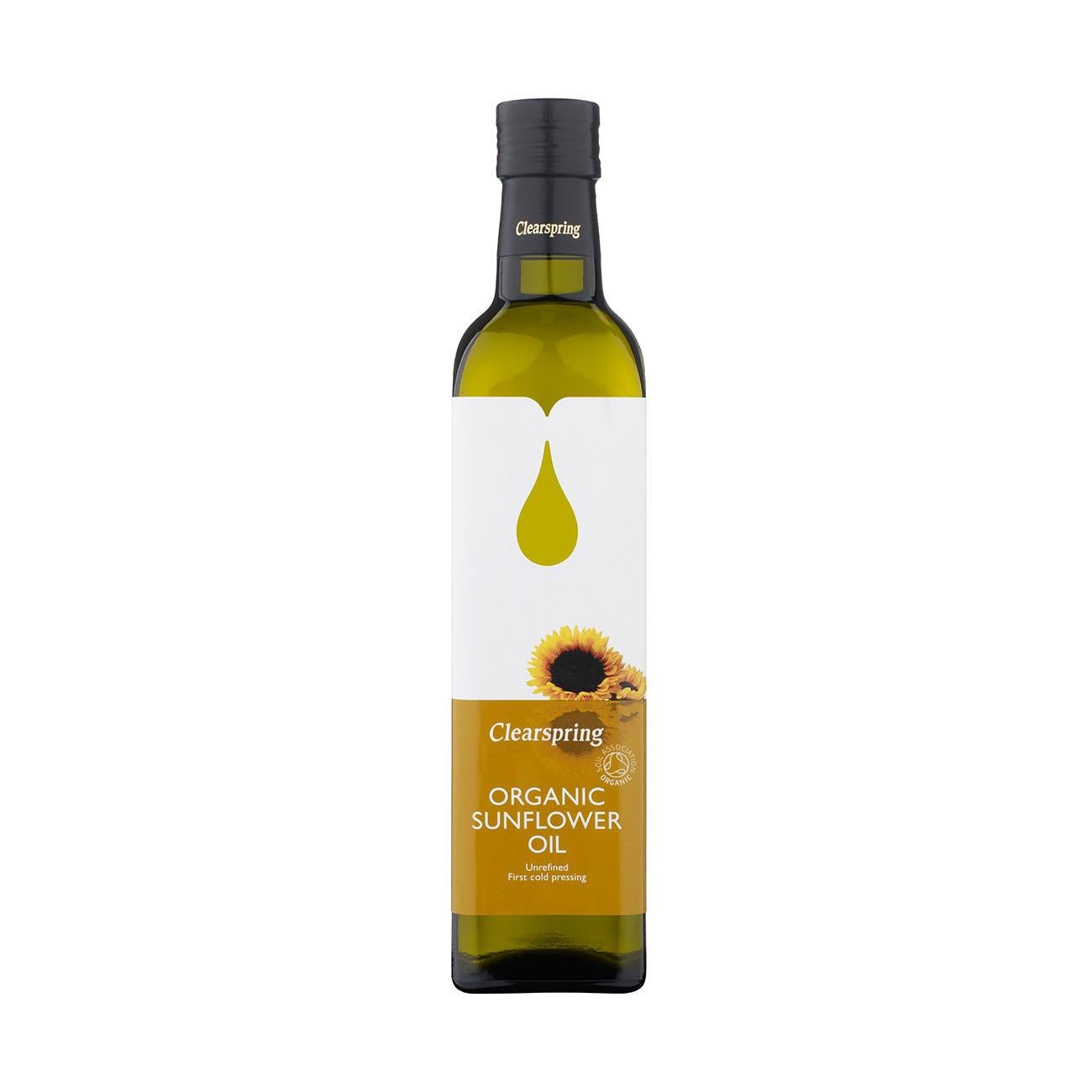 Organic Sunflower Cold Pressed Oil 500ml - Clearspring - Oil - Eco Natural Products