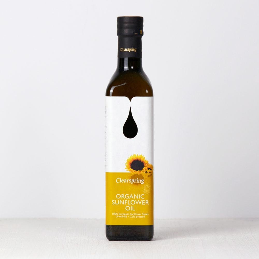 Organic Sunflower Cold Pressed Oil 500ml - Clearspring - Oil - Eco Natural Products