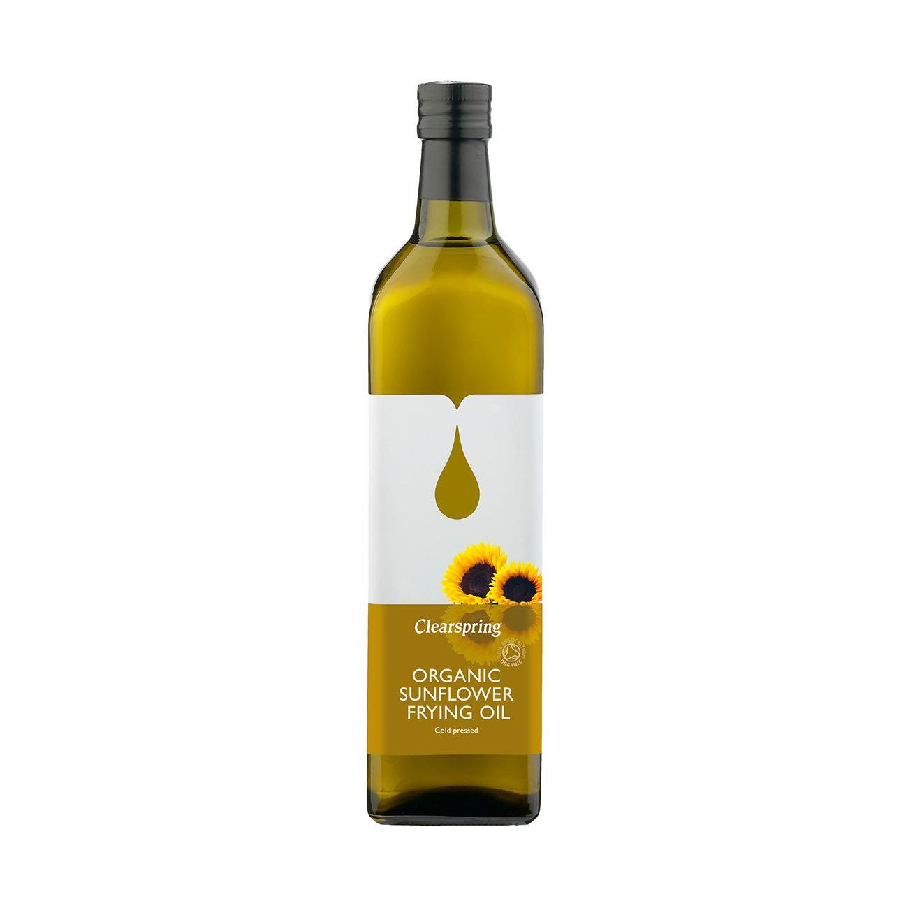 Organic Sunflower Frying Cold Pressed Oil 1L - Clearspring - Oil - Eco Natural Products