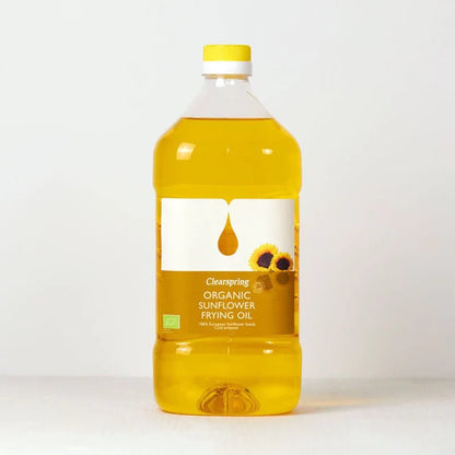 Organic Sunflower Frying Cold Pressed Oil 2L - Clearspring - Oil - Eco Natural Products