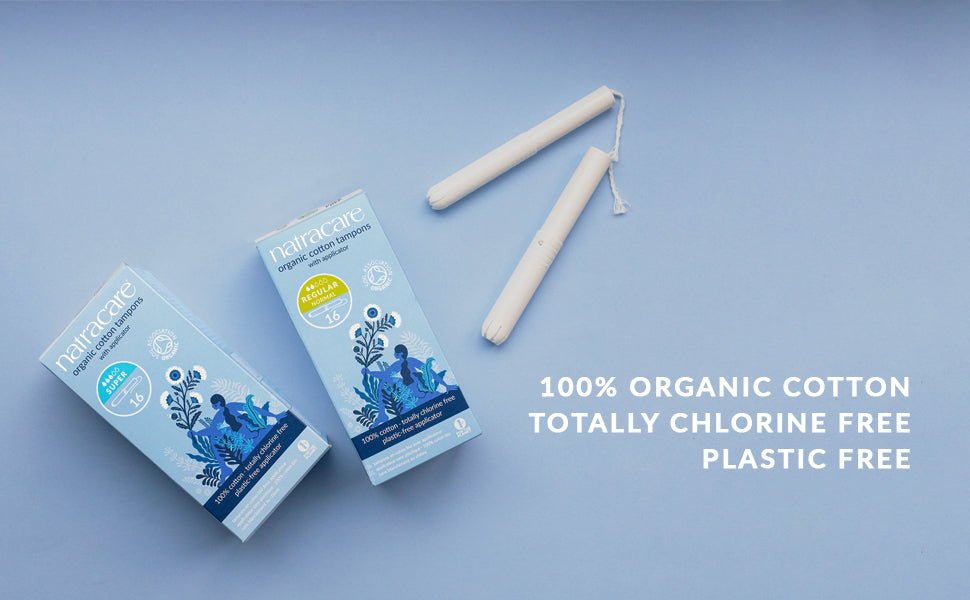 Organic Super Applicator Tampons 16 Per Pack [BLACK FRIDAY] - Eco Natural Products - Natracare - Feminine Sanitary Supplies