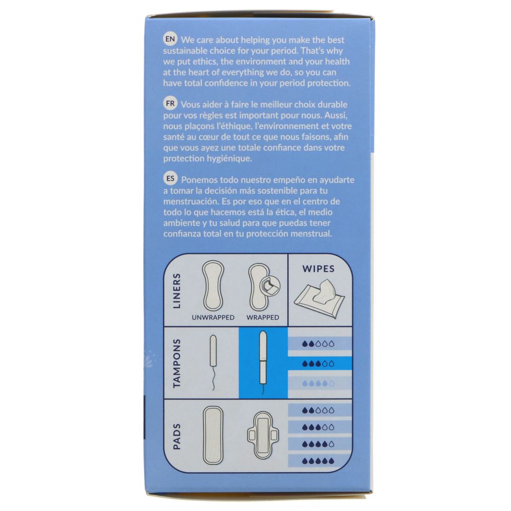 Organic Super Applicator Tampons 16 Per Pack - Natracare - Feminine Sanitary Supplies - Eco Natural Products