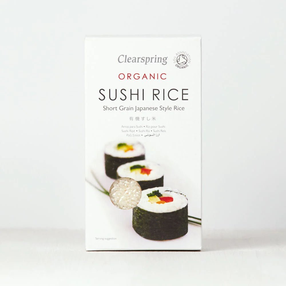 Organic Sushi Rice Short Grain 500g [BLACK FRIDAY] - Eco Natural Products - Clearspring - Rice