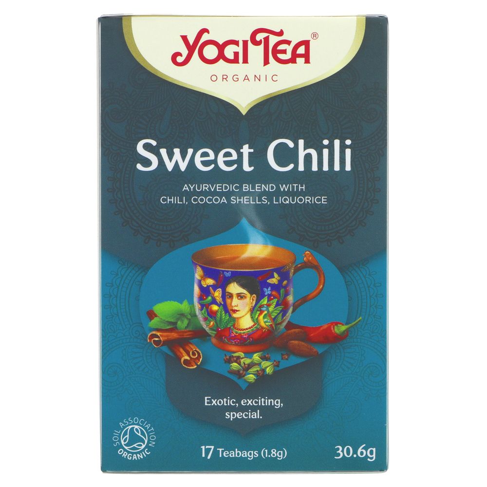 Organic Sweet Chili Spice Tea 17 Bags [BLACK FRIDAY] - Eco Natural Products - Yogi Tea - Tea