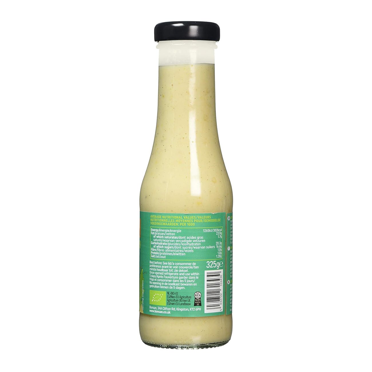 Organic Sweet Mustard Vegan Dressing 310ml - Eco Natural Products - Bonsan - Dressing