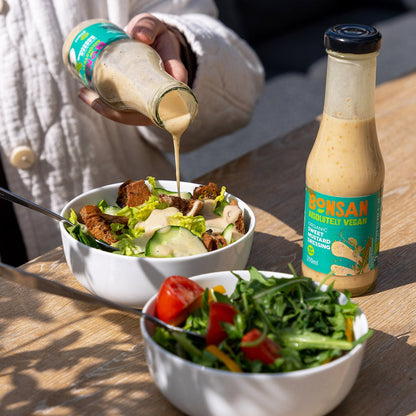 Organic Sweet Mustard Vegan Dressing 310ml - Bonsan - Dressing - Eco Natural Products