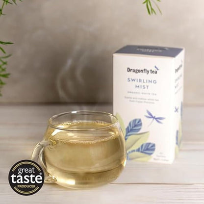 Organic Swirling Mist White Tea 20 Bags - Dragonfly Tea - Teas - Eco Natural Products