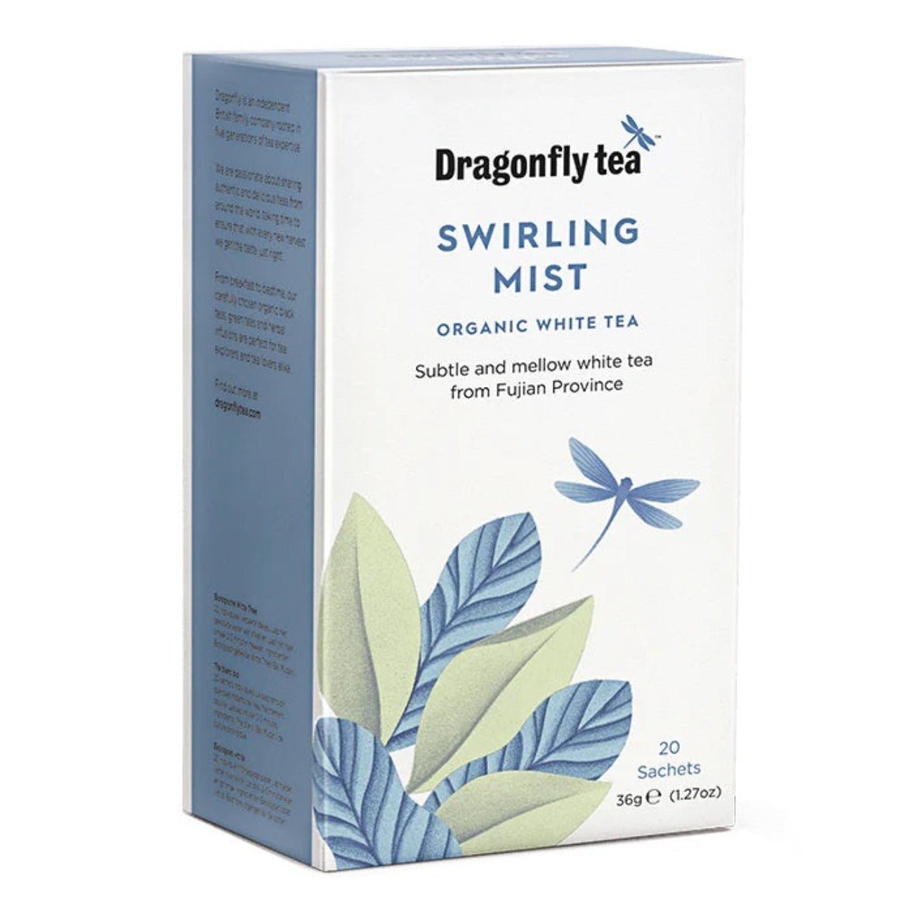 Organic Swirling Mist White Tea 20 bags - Dragonfly Tea - White tea - Eco Natural Products