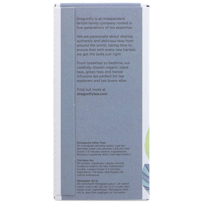 Organic Swirling Mist White Tea 20 bags - Dragonfly Tea - White tea - Eco Natural Products