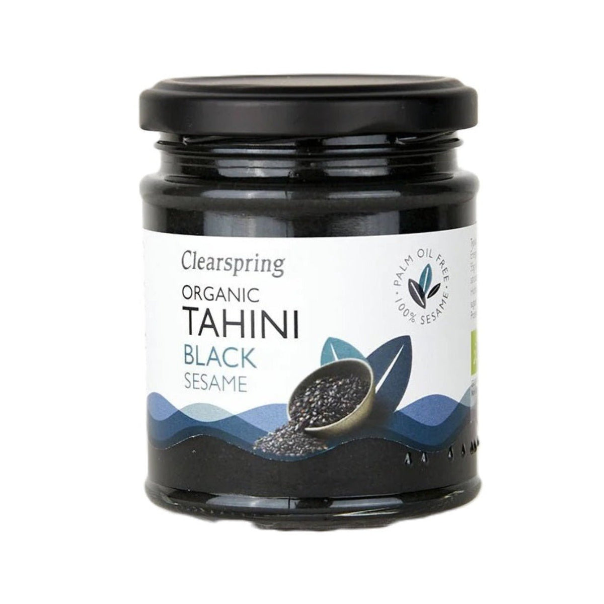 Organic Tahini Black Sesame 170g - Clearspring - Condiments & Sauces - Eco Natural Products