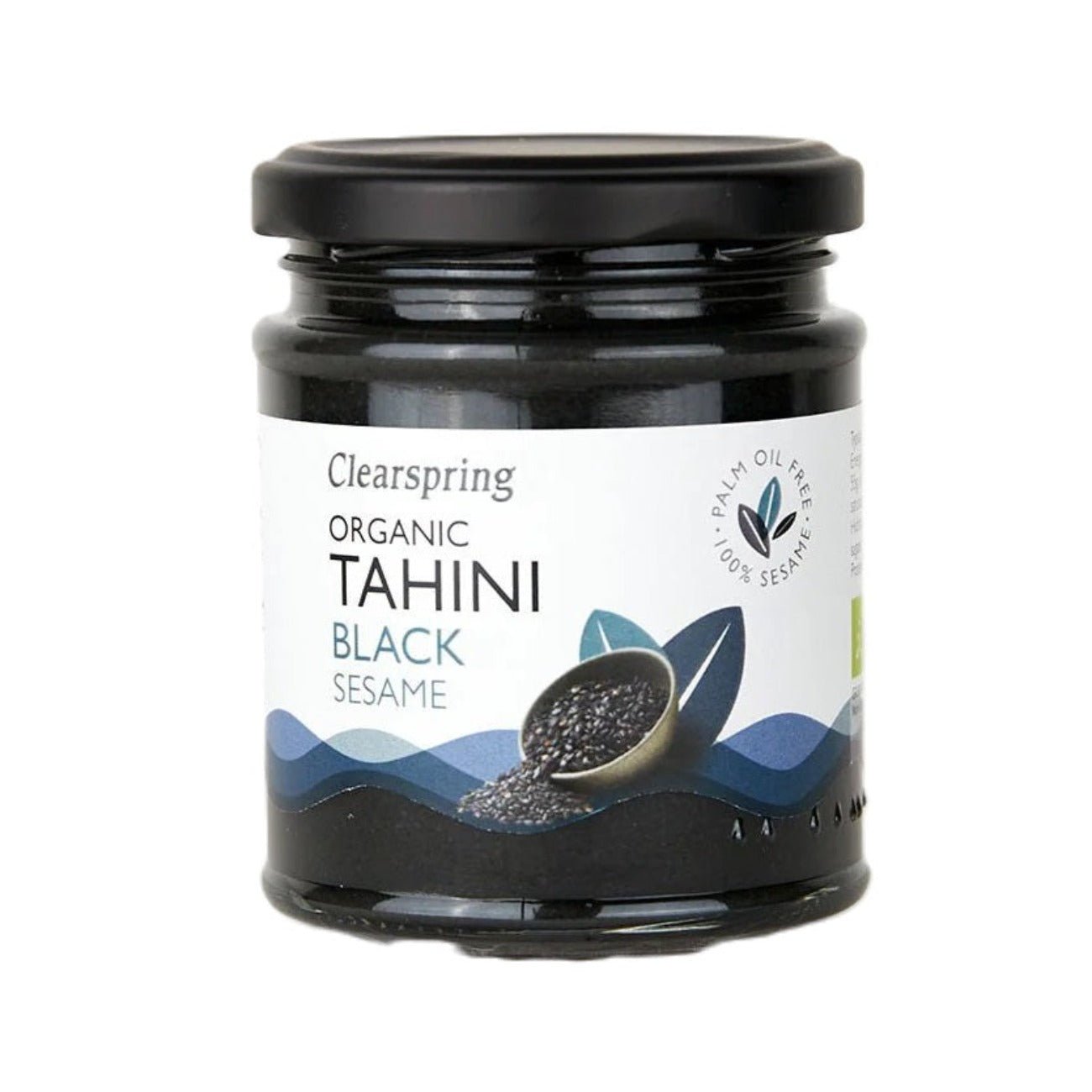 Organic Tahini Black Sesame 170g - Clearspring - Condiments & Sauces - Eco Natural Products