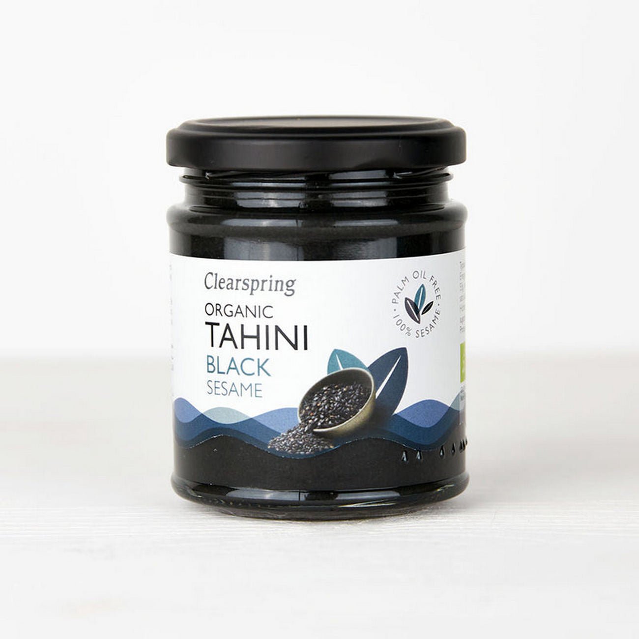 Organic Tahini Black Sesame 170g - Clearspring - Condiments & Sauces - Eco Natural Products
