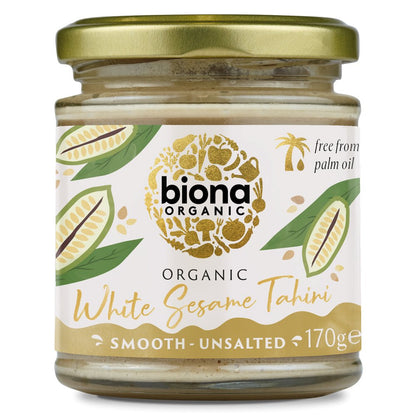 Organic Tahini White No Salt 170g - Biona - Spread - Eco Natural Products