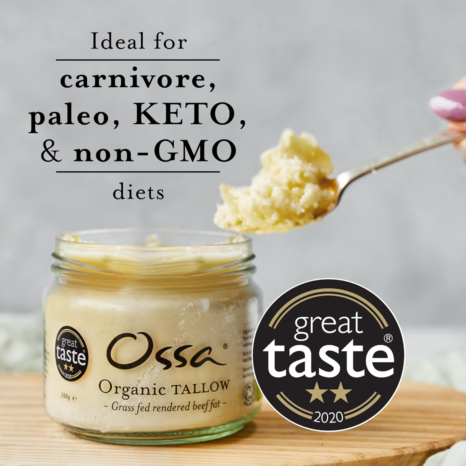 Organic Tallow 265g - Ossa Organic - Baking - Eco Natural Products