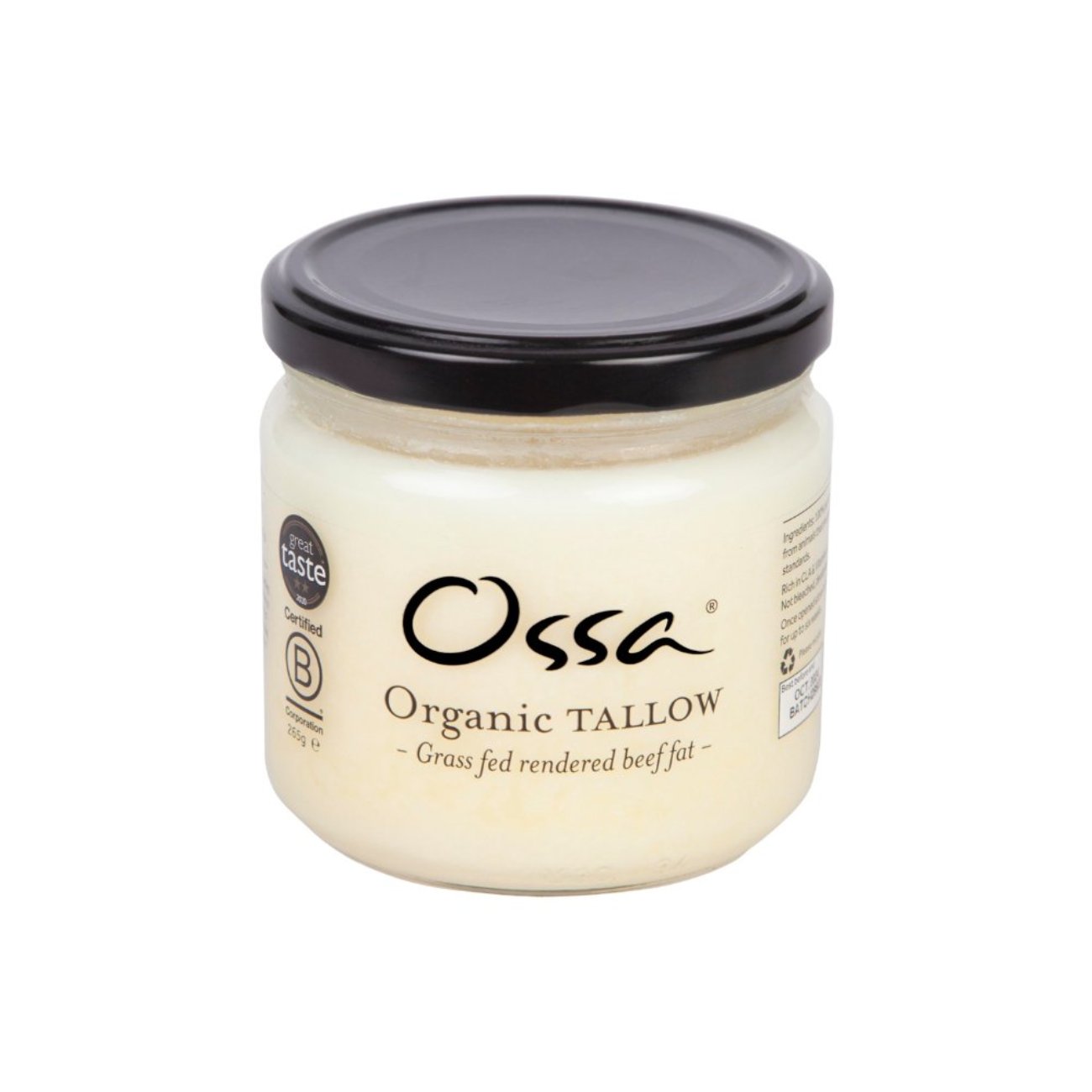 Organic Tallow 265g - Ossa Organic - Baking - Eco Natural Products