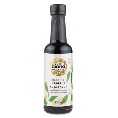 Organic Tamari Sauce Wheat Free 250ml - Biona - Sauces - Eco Natural Products
