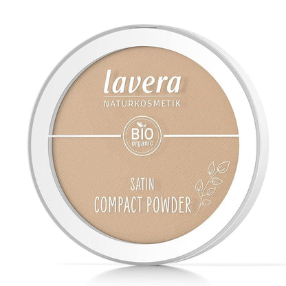 Organic Tanned 03 Satin Compact Powder 9.5g - Lavera - Compact power - Eco Natural Products