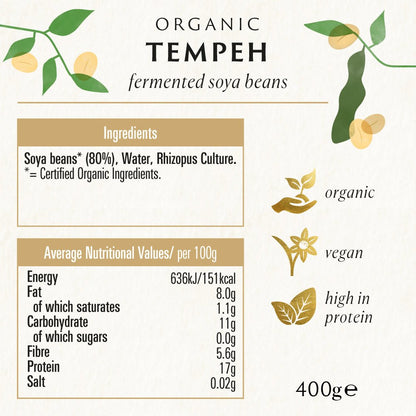 Organic Tempeh 400g - Biona - Meat Alternative - Eco Natural Products