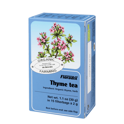 Organic Thyme Herbal Tea 15 Bags - Floradix - Herbal tea - Eco Natural Products
