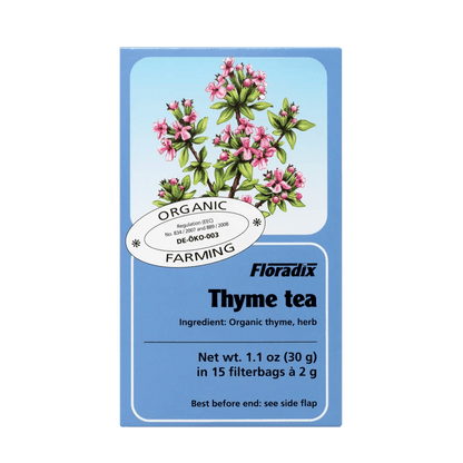 Organic Thyme Herbal Tea 15 Bags - Floradix - Herbal tea - Eco Natural Products