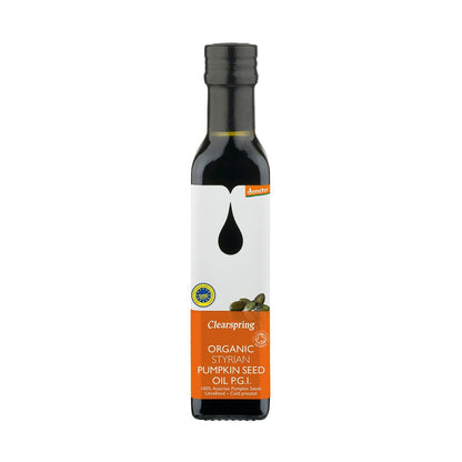 Organic Toasted Pumpkin Seed Cold Pressed Oil 250ml - Clearspring - Oil - Eco Natural Products