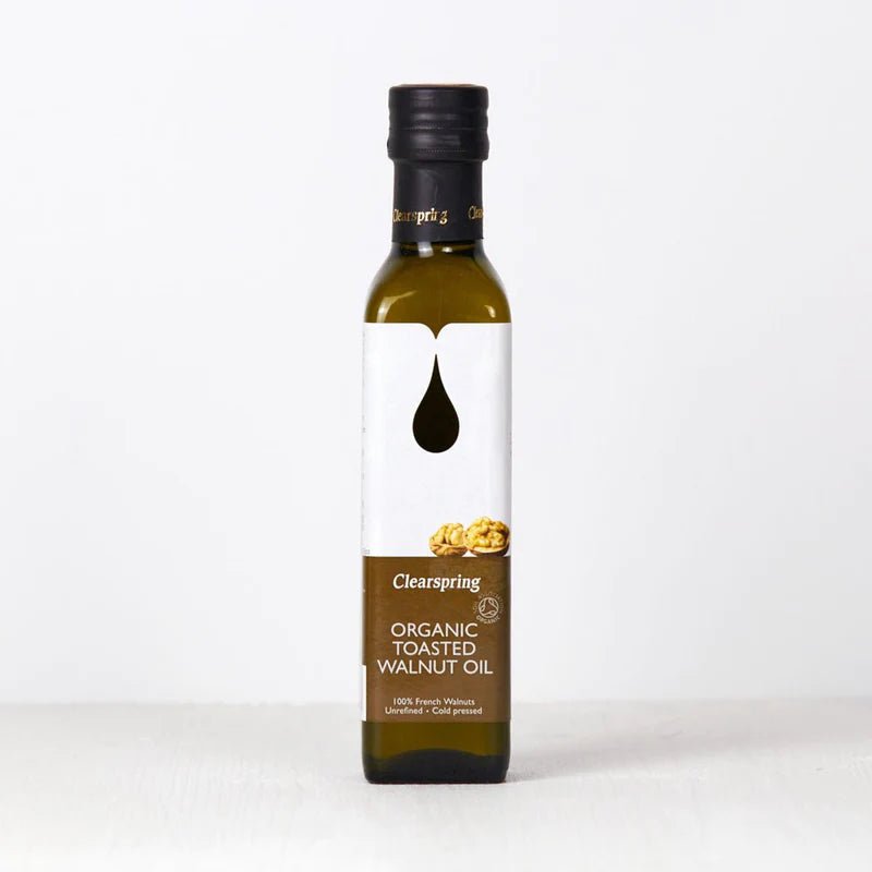 Organic Toasted Walnut Cold Pressed Oil 250ml - Clearspring - Oil - Eco Natural Products