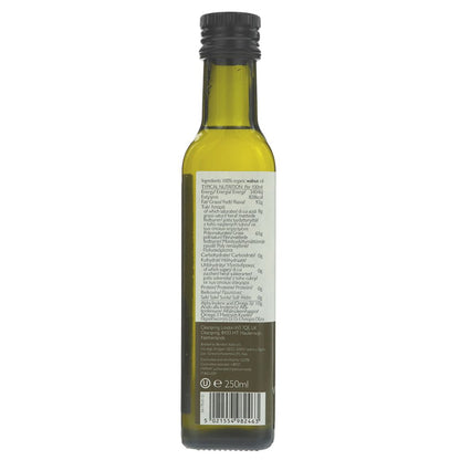 Organic Toasted Walnut Cold Pressed Oil 250ml - Clearspring - Oil - Eco Natural Products