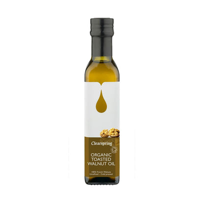 Organic Toasted Walnut Cold Pressed Oil 250ml - Clearspring - Oil - Eco Natural Products