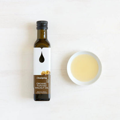 Organic Toasted Walnut Cold Pressed Oil 250ml - Clearspring - Oil - Eco Natural Products