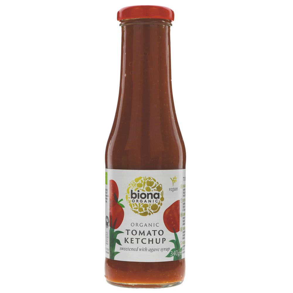 Organic Tomato Ketchup 340g - Biona - Condiments & Sauces - Eco Natural Products