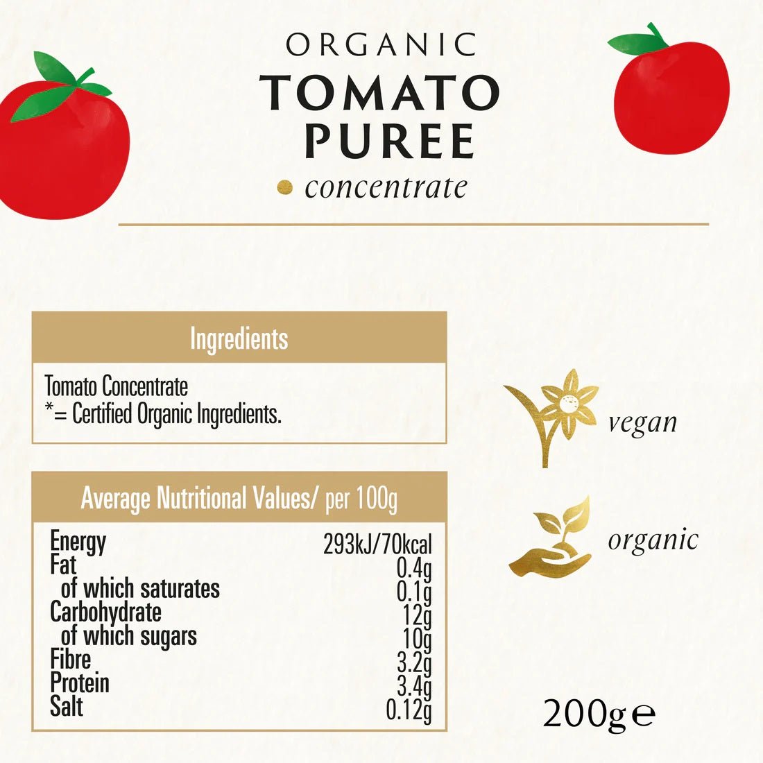 Organic Tomato Puree 200g - Biona - Condiments & Sauces - Eco Natural Products