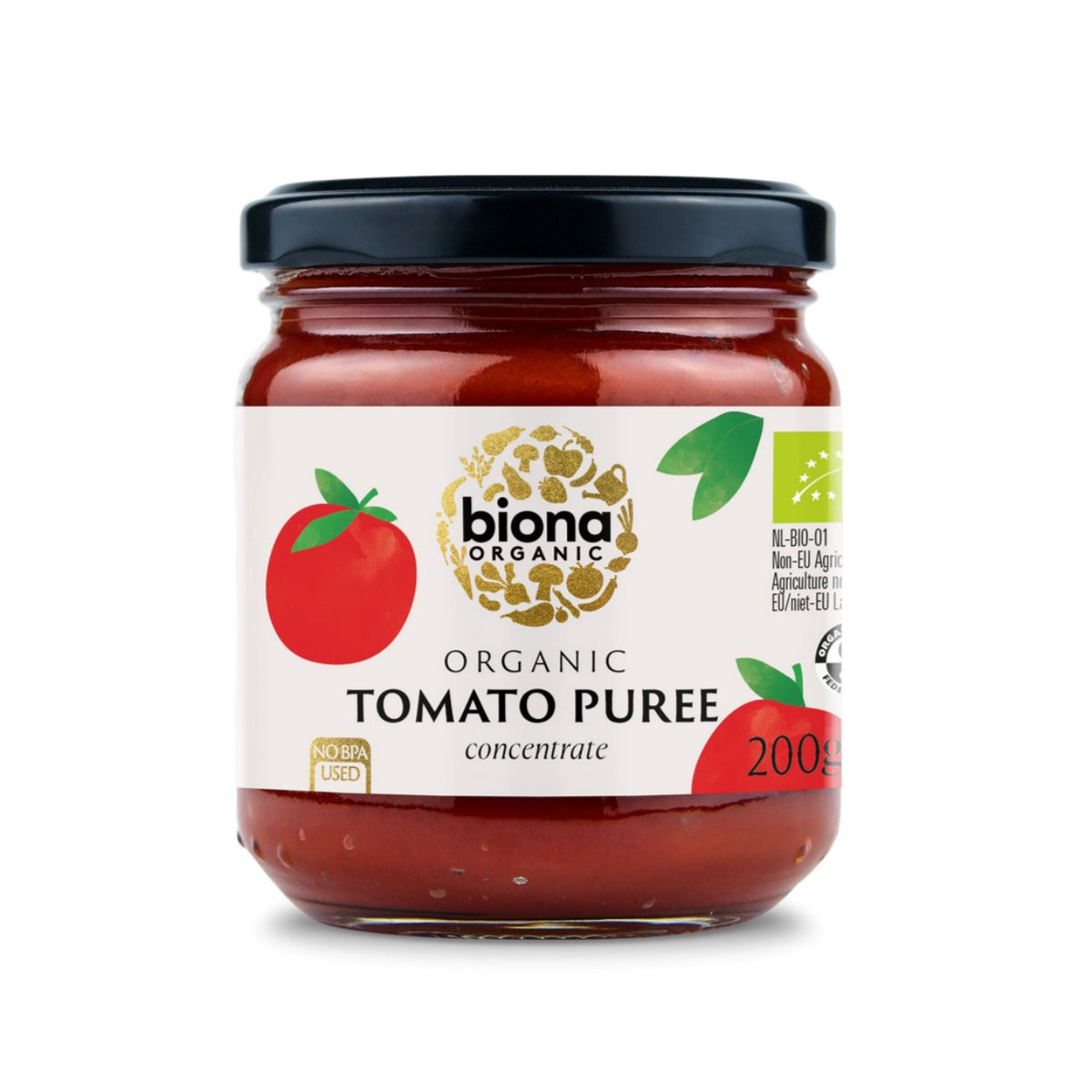 Organic Tomato Puree 200g - Biona - Condiments & Sauces - Eco Natural Products